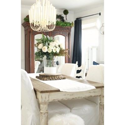 WHITE LINEN TABLE RUNNER WHITE LINEN TABLE RUNNER